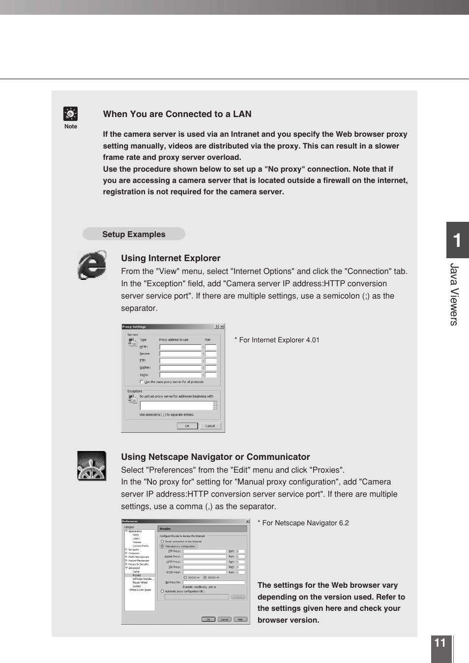 Ja v a vie w ers | Canon WEBVIEW LIVESCOPE 3.2 User Manual | Page 11 / 56