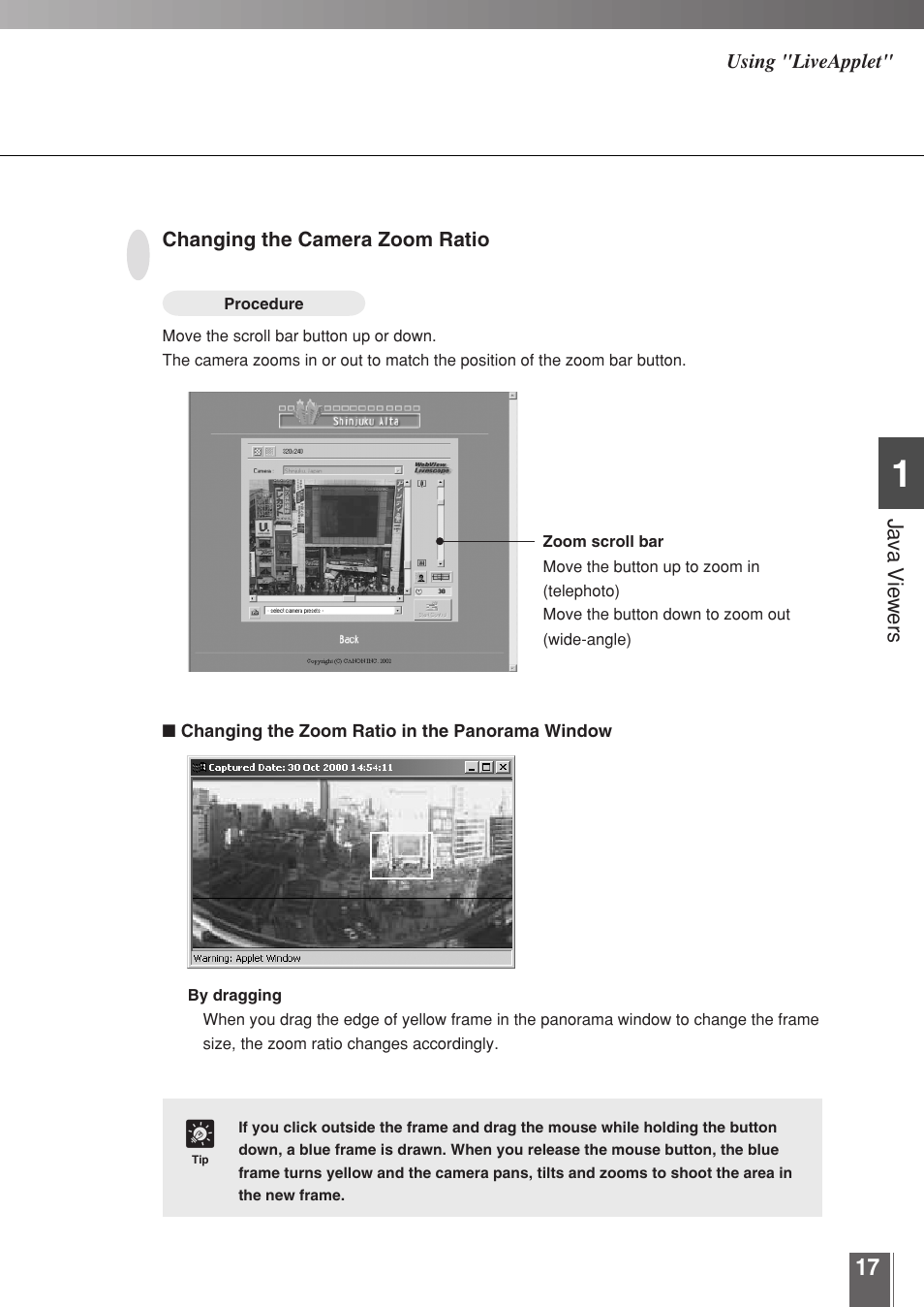 Canon WEBVIEW LIVESCOPE 3.2 User Manual | Page 17 / 56