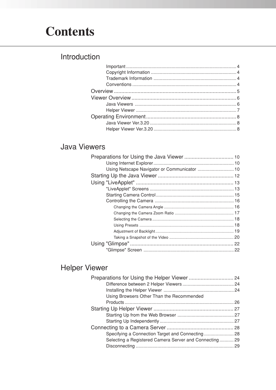 Canon WEBVIEW LIVESCOPE 3.2 User Manual | Page 2 / 56