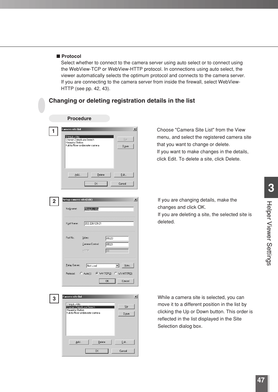 Helper vie w er settings | Canon WEBVIEW LIVESCOPE 3.2 User Manual | Page 47 / 56