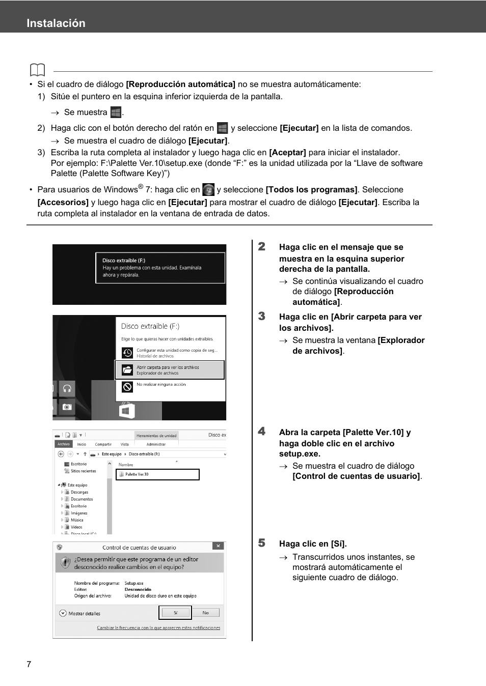 Instalación | Baby Lock Palette 10 (ECS10) Reference Guide User Manual | Page 86 / 116