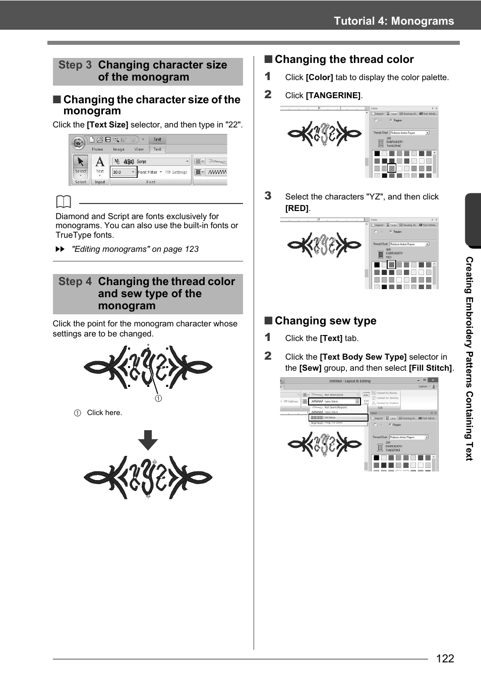 Baby Lock Palette 10 (ECS10) Instruction Manual User Manual | Page 123 / 356