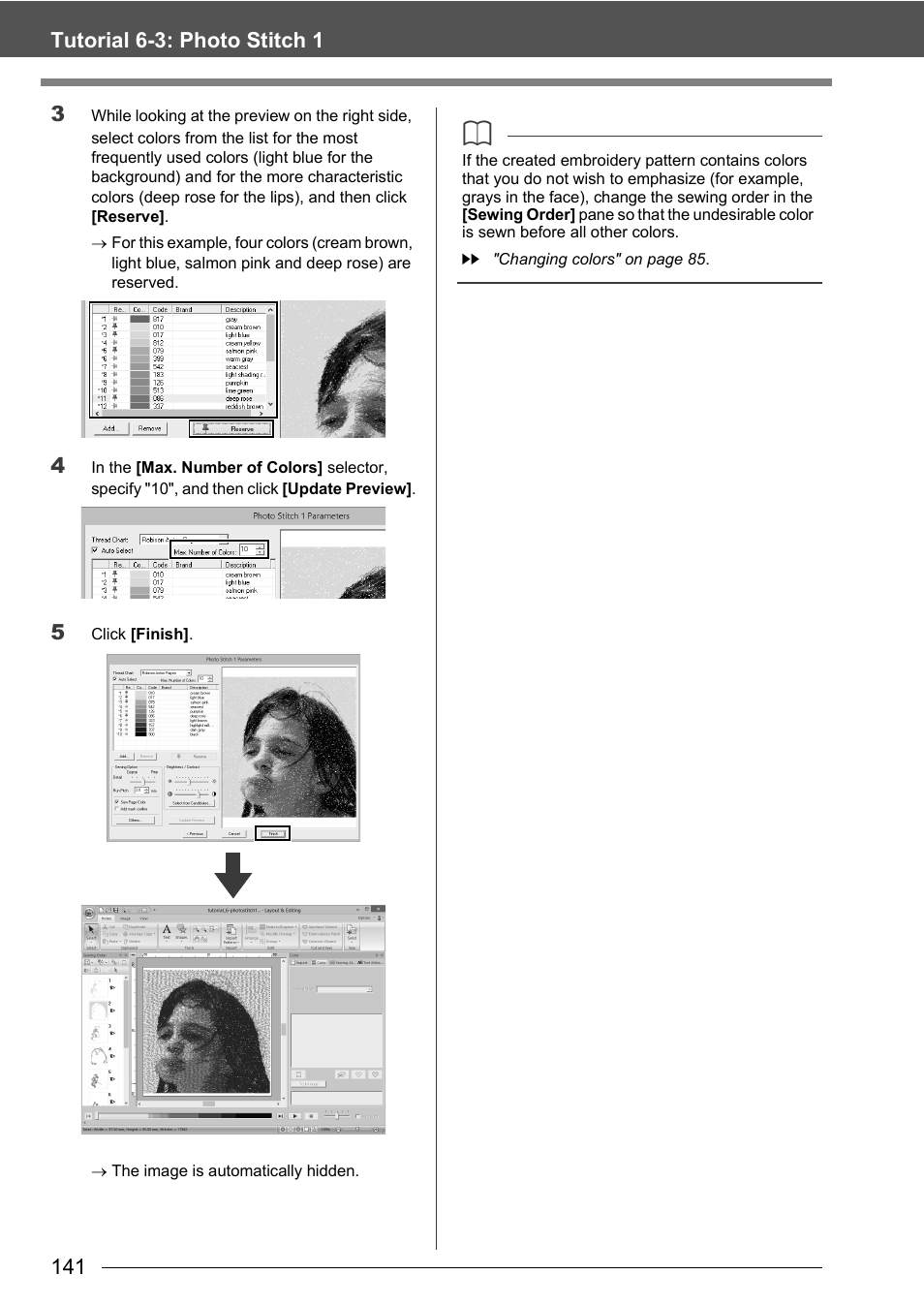 Baby Lock Palette 10 (ECS10) Instruction Manual User Manual | Page 142 / 356