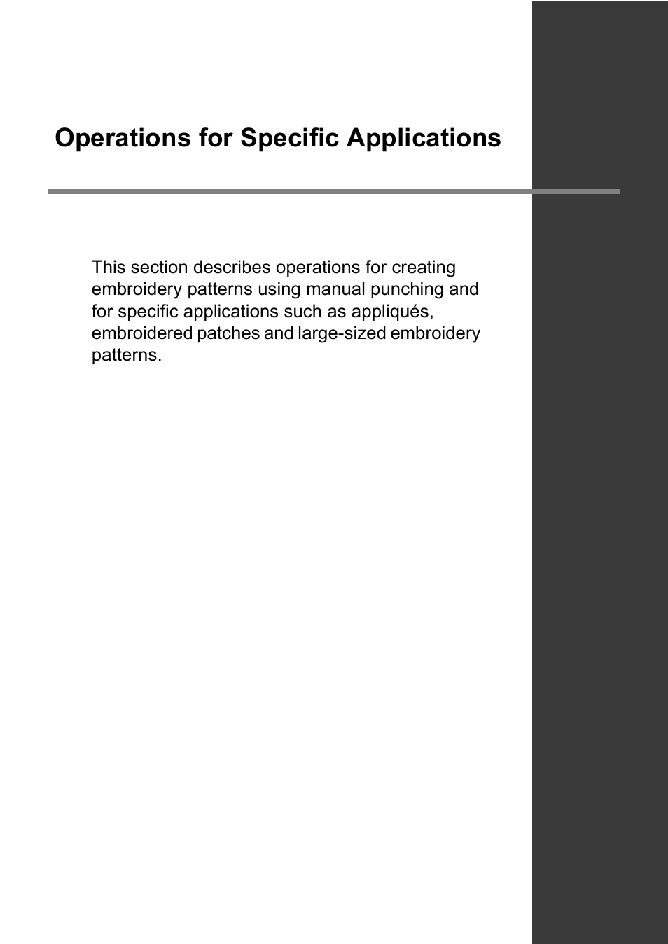 Operations for specific applications | Baby Lock Palette 10 (ECS10) Instruction Manual User Manual | Page 161 / 356