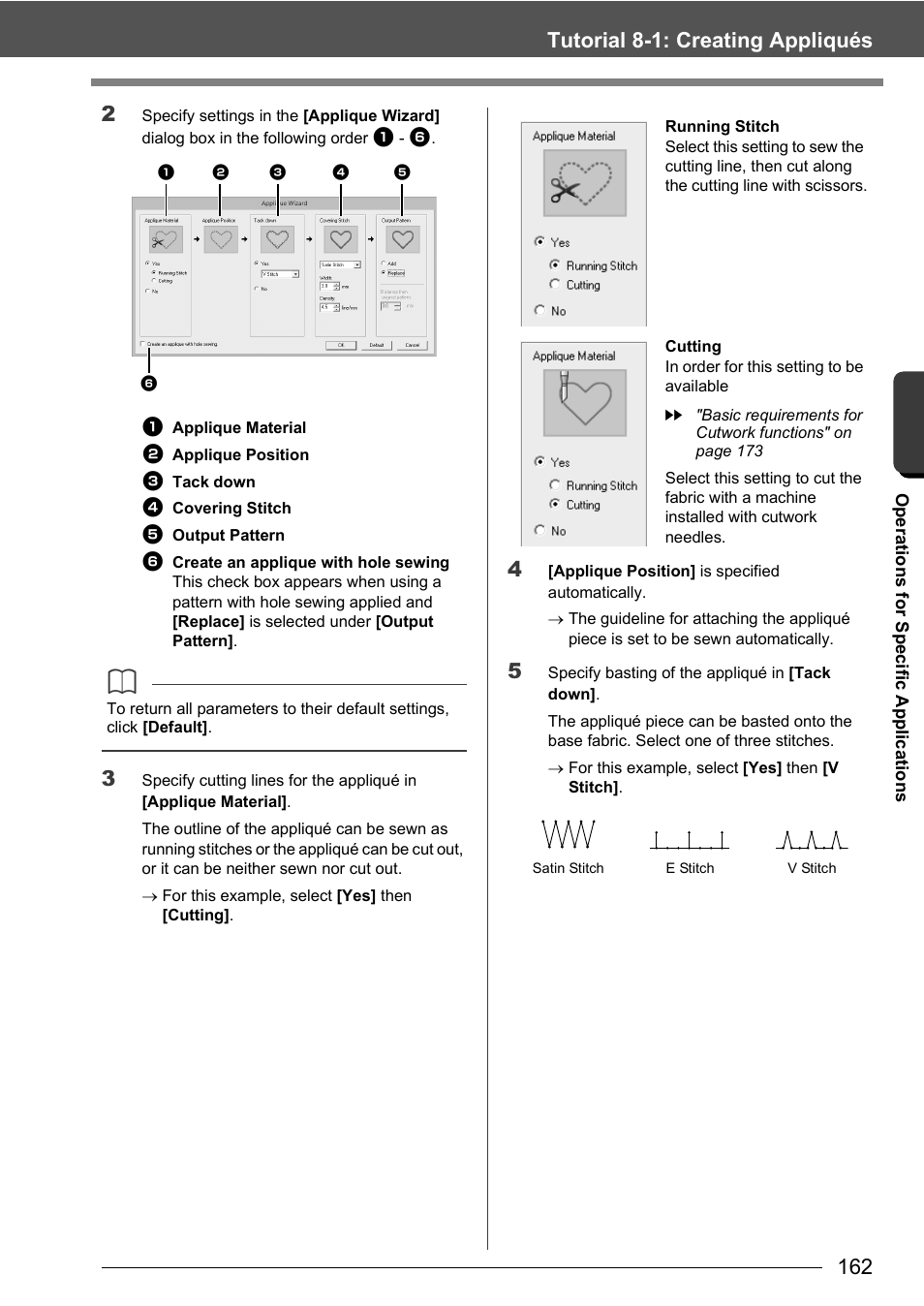 Tutorial 8-1: creating appliqués 2 | Baby Lock Palette 10 (ECS10) Instruction Manual User Manual | Page 163 / 356