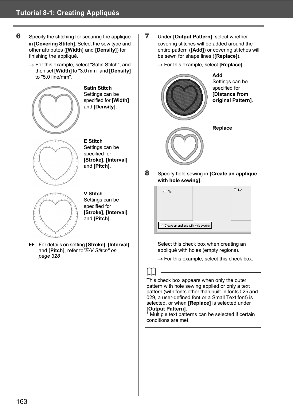 Baby Lock Palette 10 (ECS10) Instruction Manual User Manual | Page 164 / 356