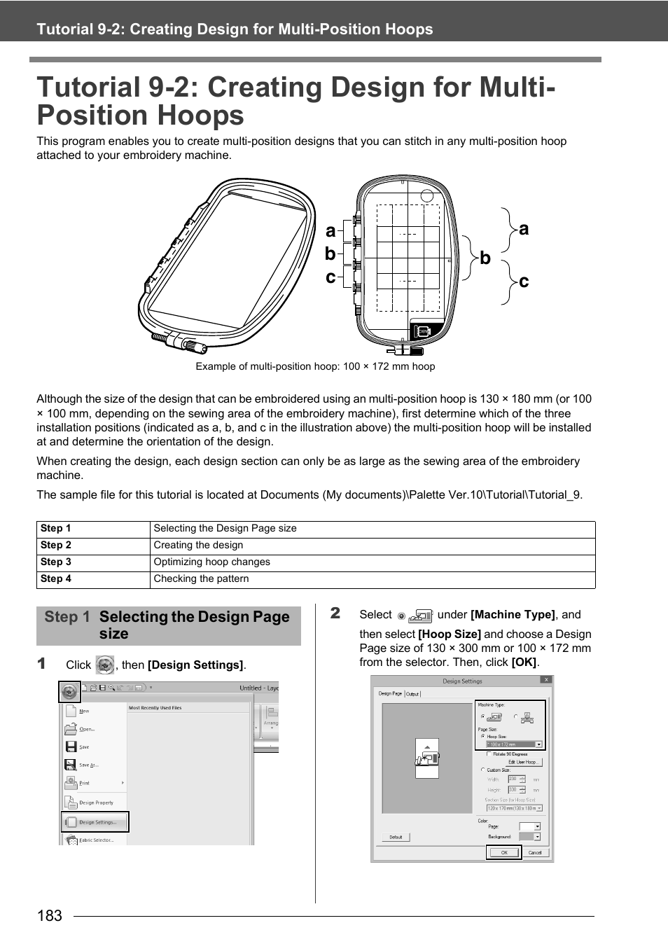 Baby Lock Palette 10 (ECS10) Instruction Manual User Manual | Page 184 / 356