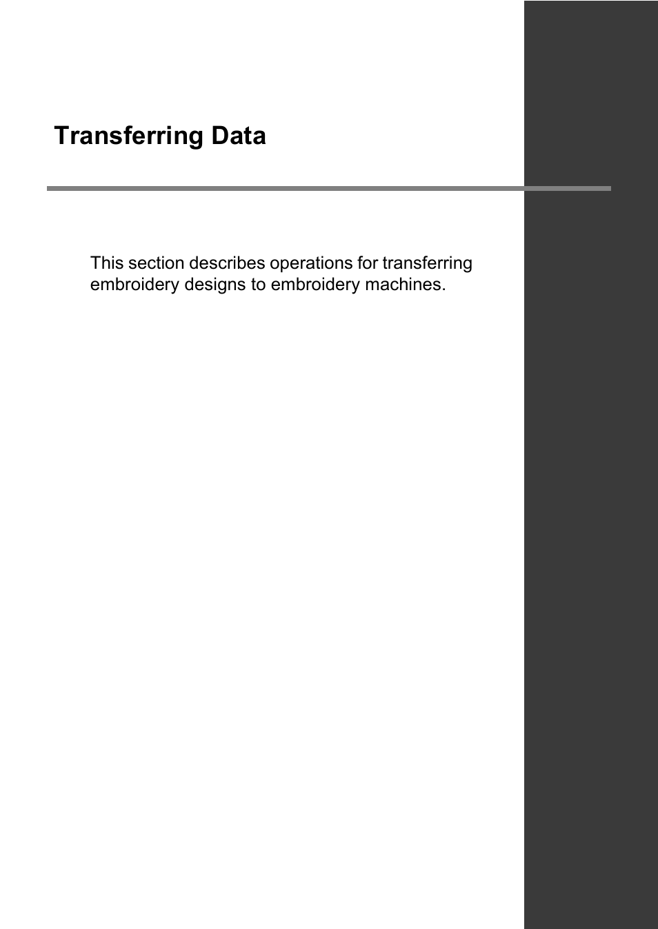 Transferring data | Baby Lock Palette 10 (ECS10) Instruction Manual User Manual | Page 201 / 356
