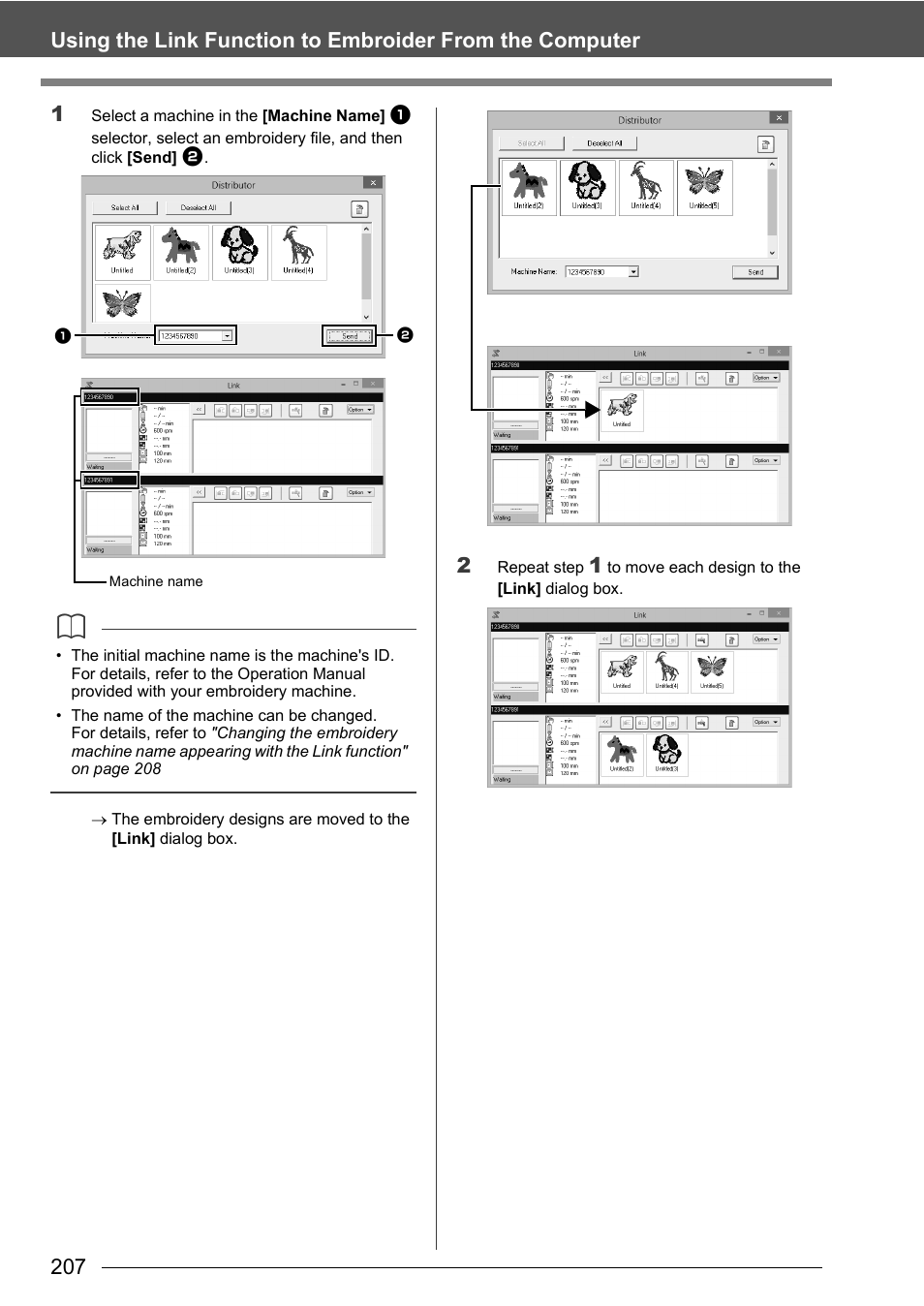 Baby Lock Palette 10 (ECS10) Instruction Manual User Manual | Page 208 / 356