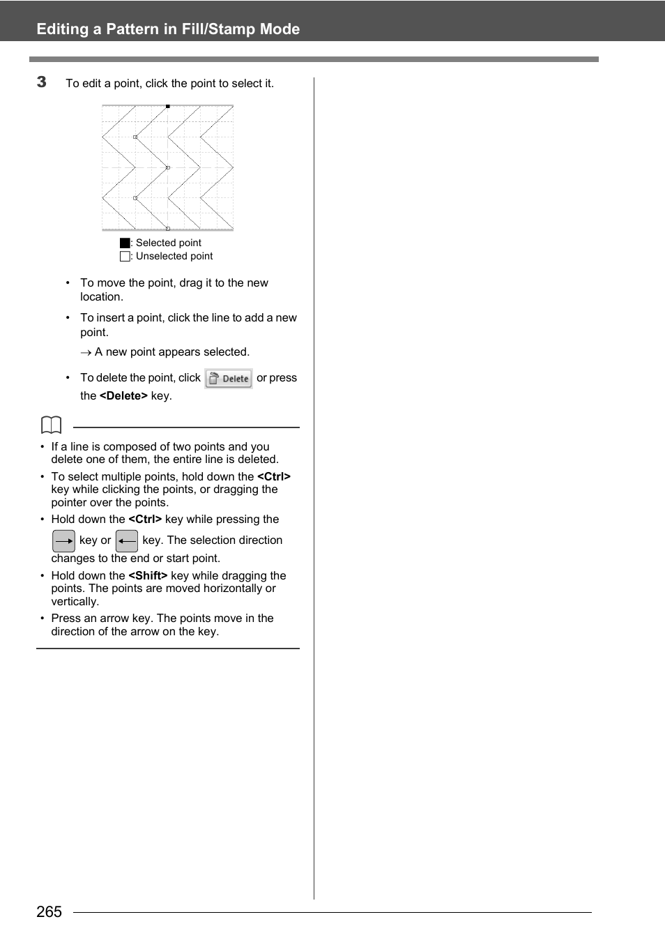 265 editing a pattern in fill/stamp mode 3 | Baby Lock Palette 10 (ECS10) Instruction Manual User Manual | Page 266 / 356
