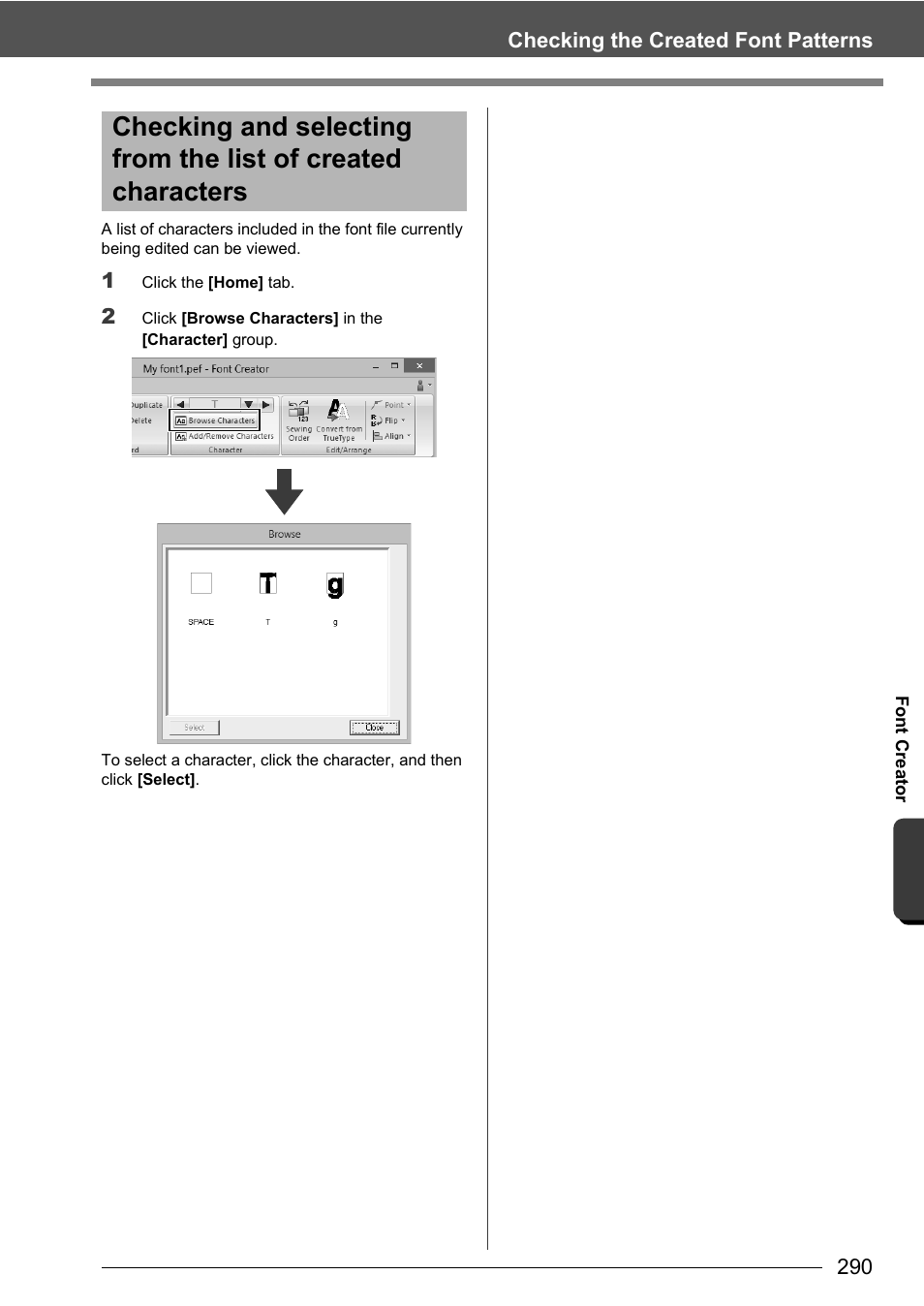 Baby Lock Palette 10 (ECS10) Instruction Manual User Manual | Page 291 / 356