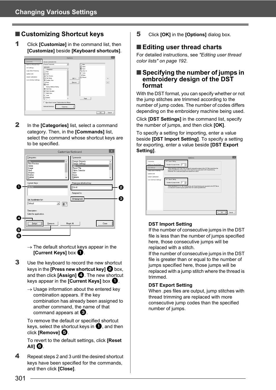 Editing user thread charts | Baby Lock Palette 10 (ECS10) Instruction Manual User Manual | Page 302 / 356