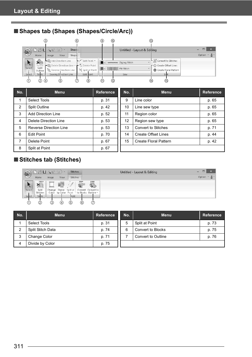 Baby Lock Palette 10 (ECS10) Instruction Manual User Manual | Page 312 / 356