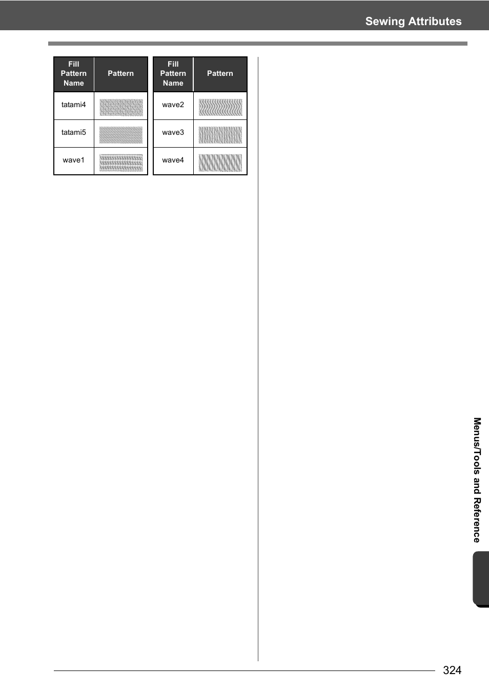 Sewing attributes | Baby Lock Palette 10 (ECS10) Instruction Manual User Manual | Page 325 / 356