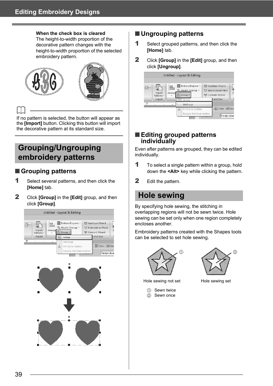 Baby Lock Palette 10 (ECS10) Instruction Manual User Manual | Page 40 / 356