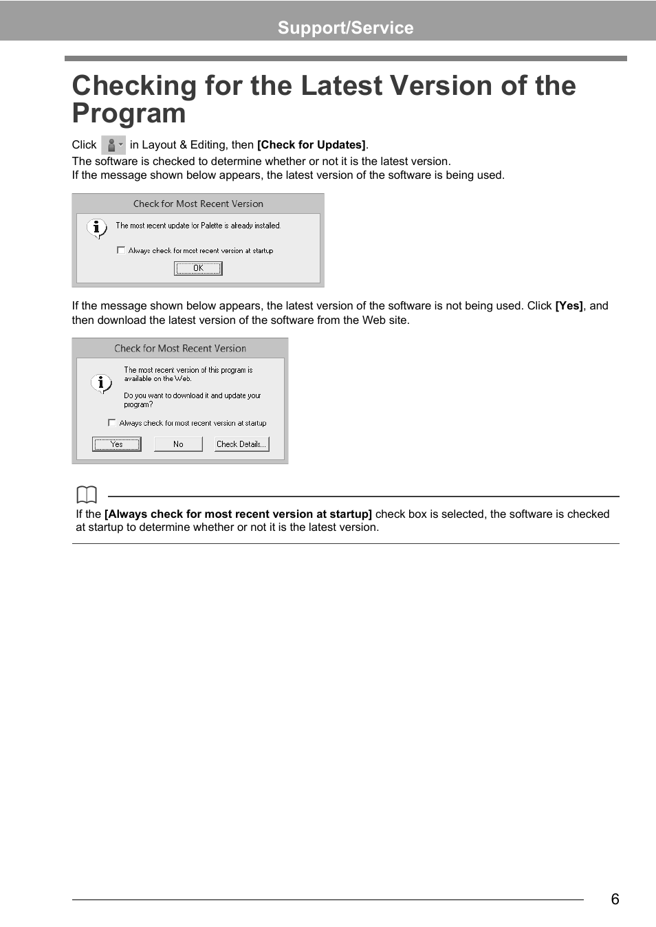 Checking for the latest version of the program | Baby Lock Palette 10 (ECS10) Instruction Manual User Manual | Page 7 / 356