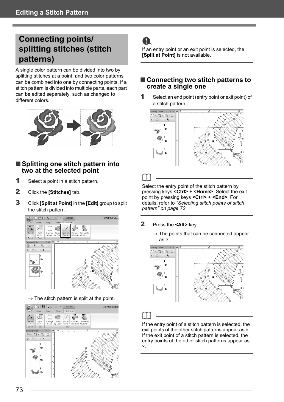 Baby Lock Palette 10 (ECS10) Instruction Manual User Manual | Page 74 / 356