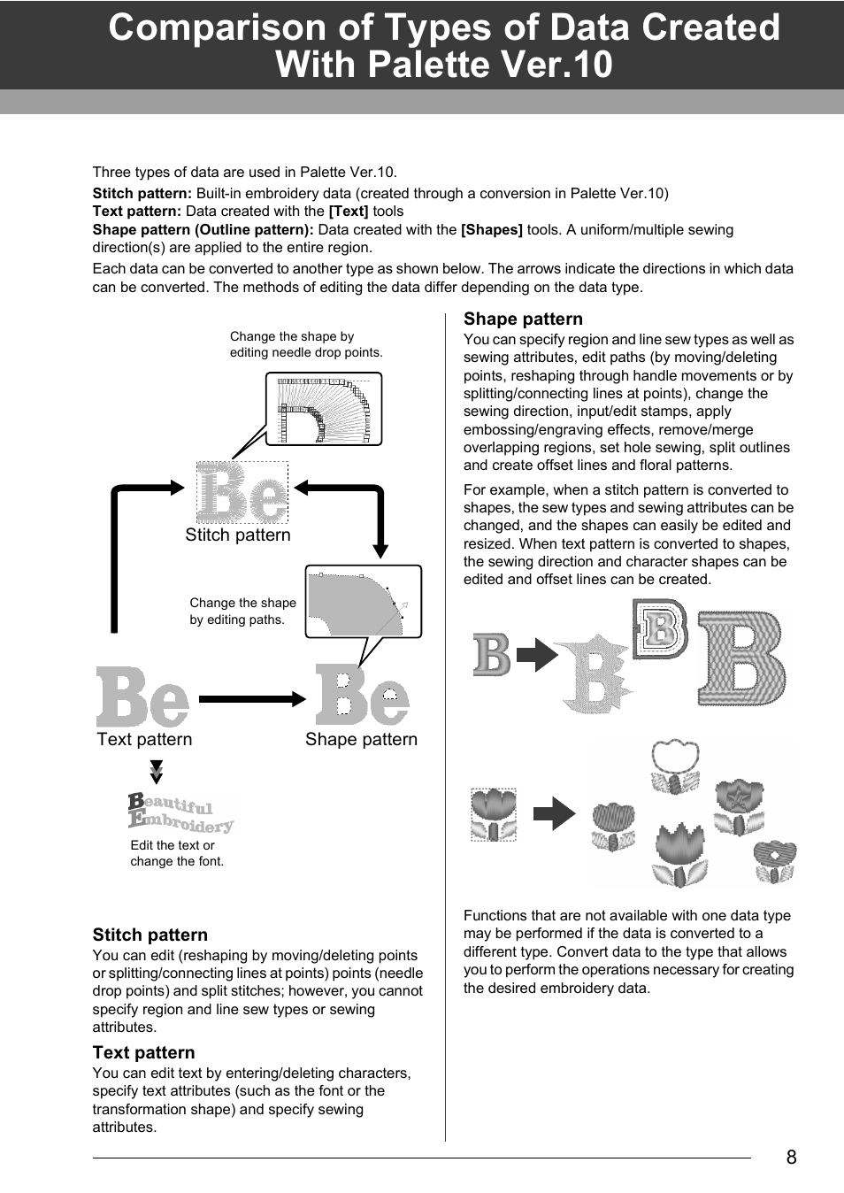 Baby Lock Palette 10 (ECS10) Instruction Manual User Manual | Page 9 / 356