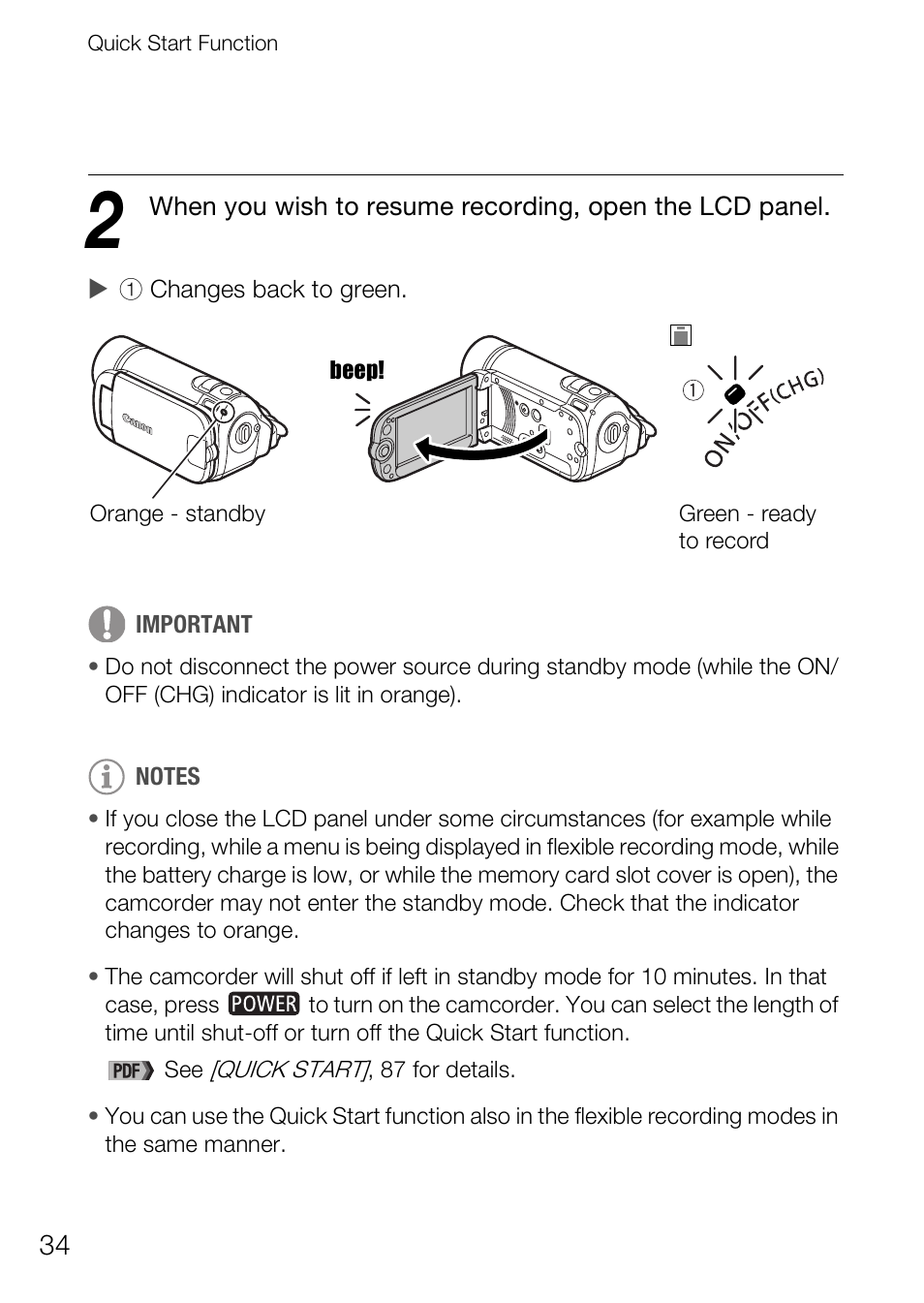 Canon Digital Video Camcorder FS200 User Manual | Page 34 / 50