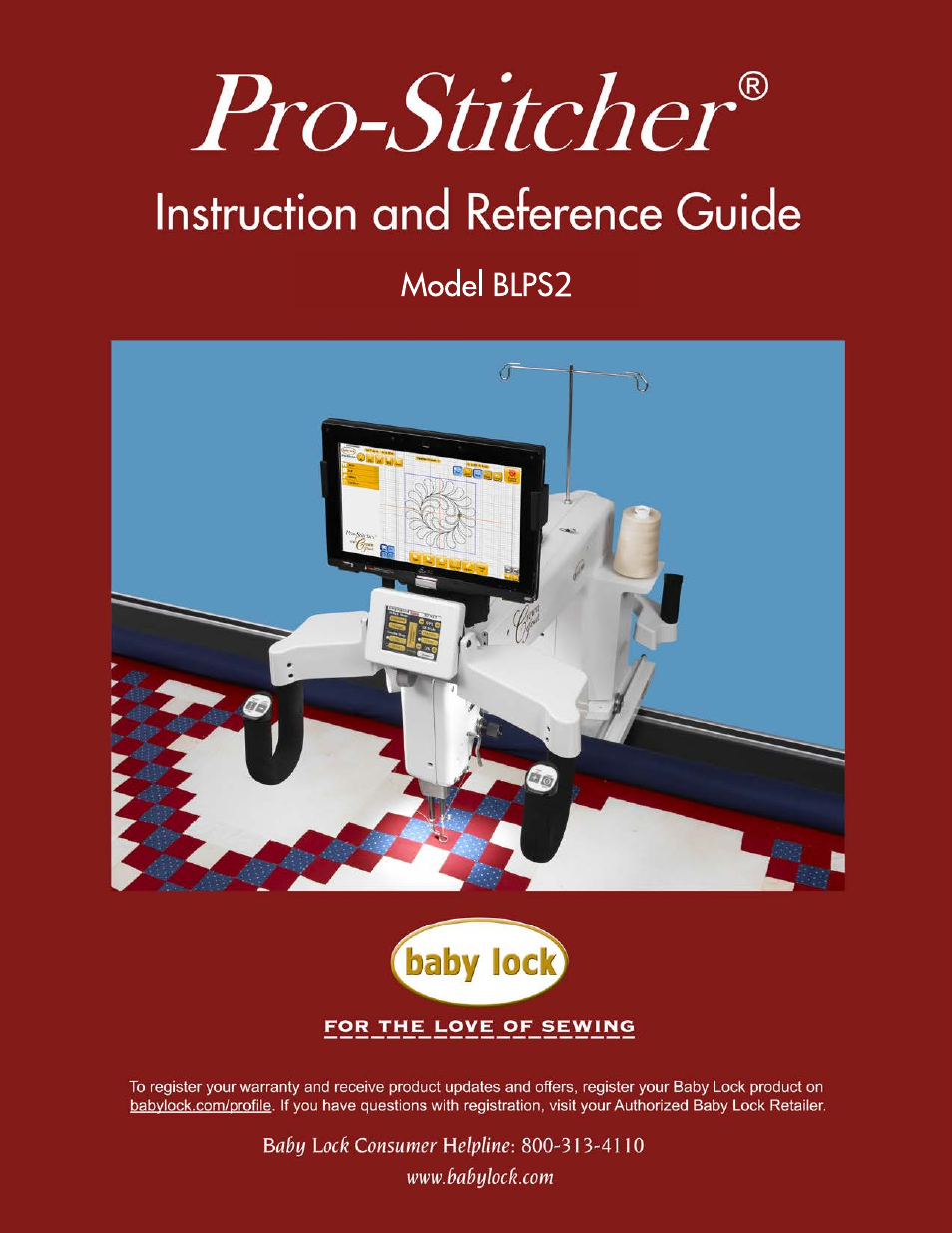 Baby Lock ProStitcher Version 14.04.0051 (BLPS2) Instruction and Reference Guide User Manual | 75 pages