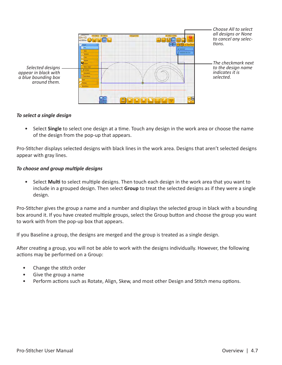 Baby Lock ProStitcher Version 14.04.0051 (BLPS3) Instruction and Reference Guide User Manual | Page 33 / 97