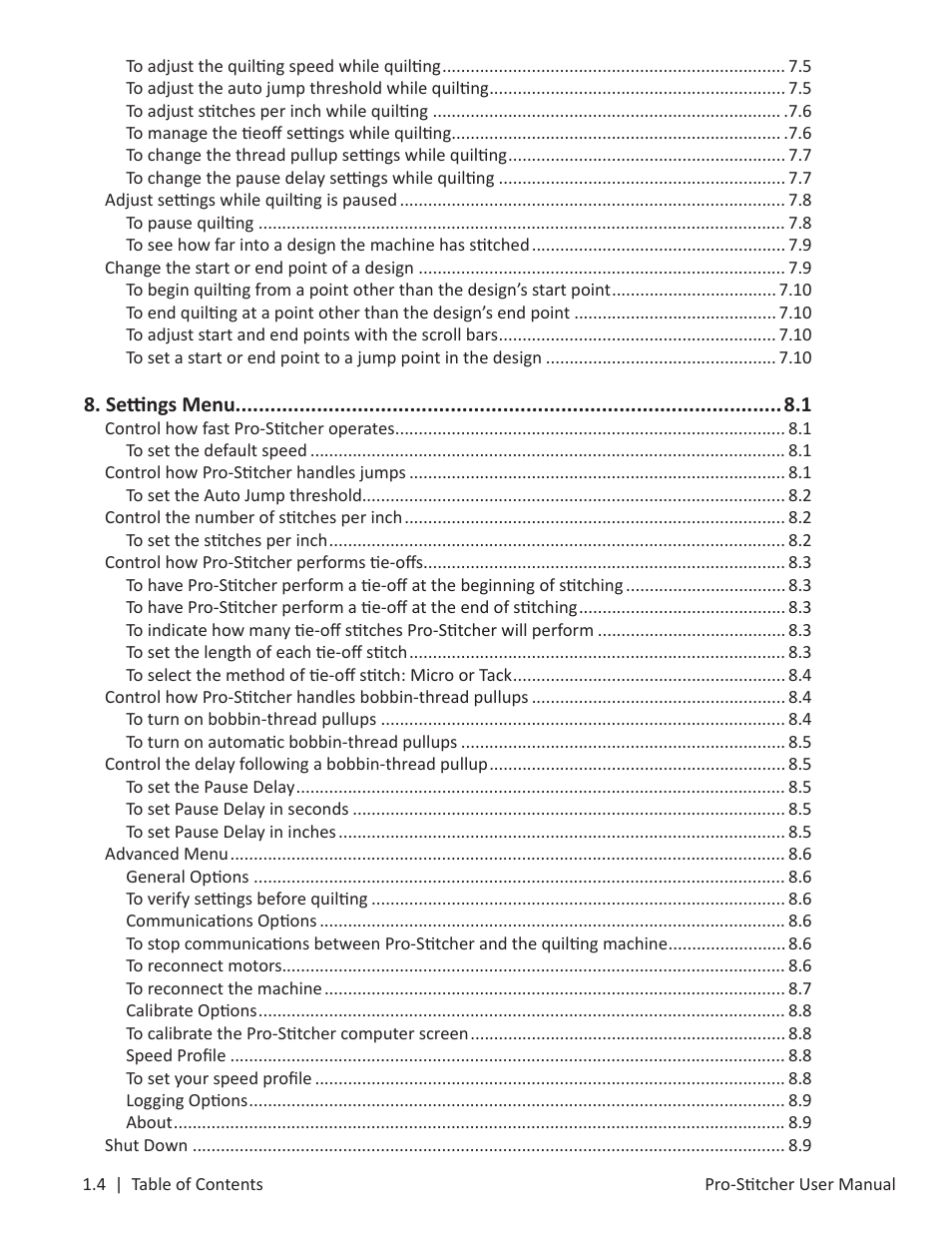 Baby Lock ProStitcher Version 14.04.0051 (BLPS3) Instruction and Reference Guide User Manual | Page 5 / 97