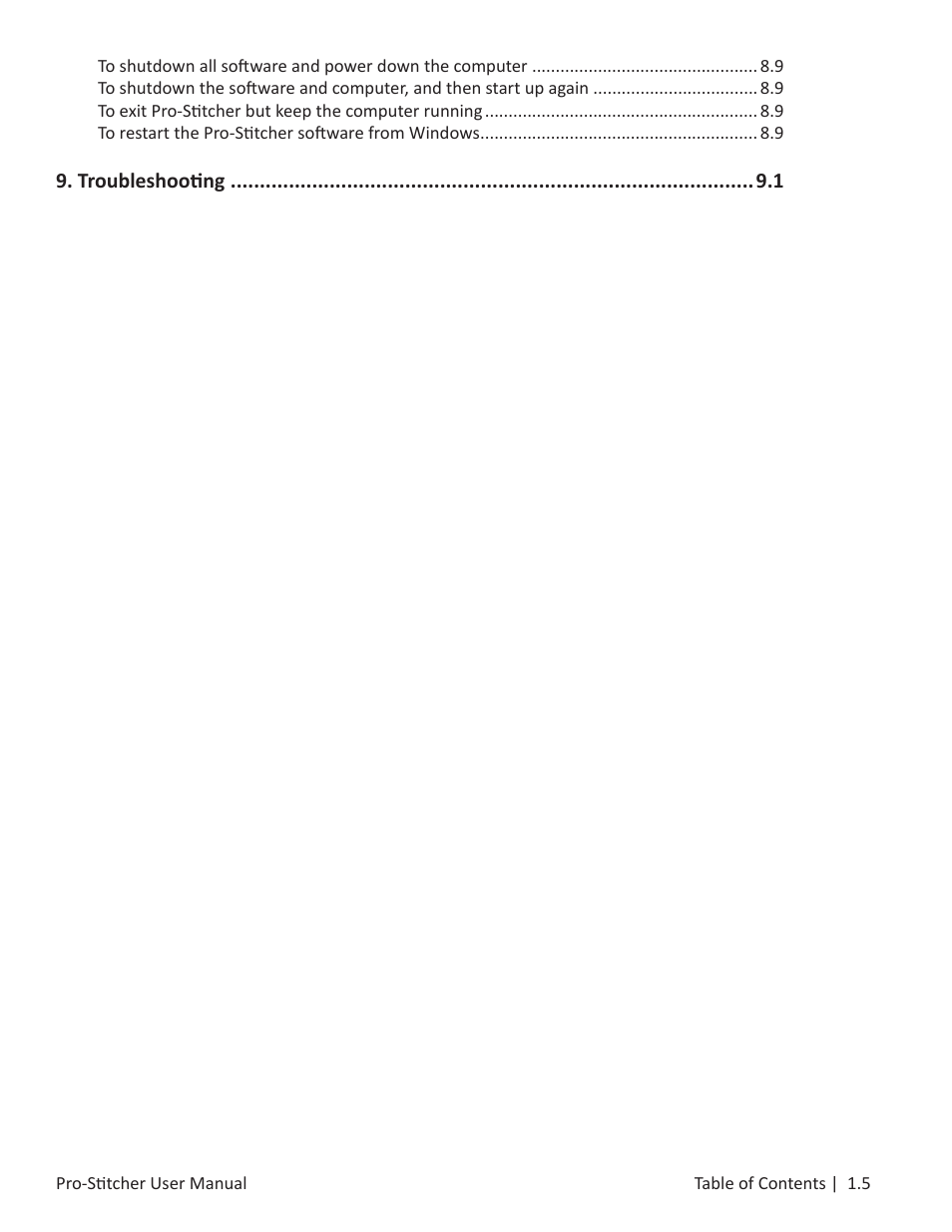 Baby Lock ProStitcher Version 14.04.0051 (BLPS3) Instruction and Reference Guide User Manual | Page 6 / 97