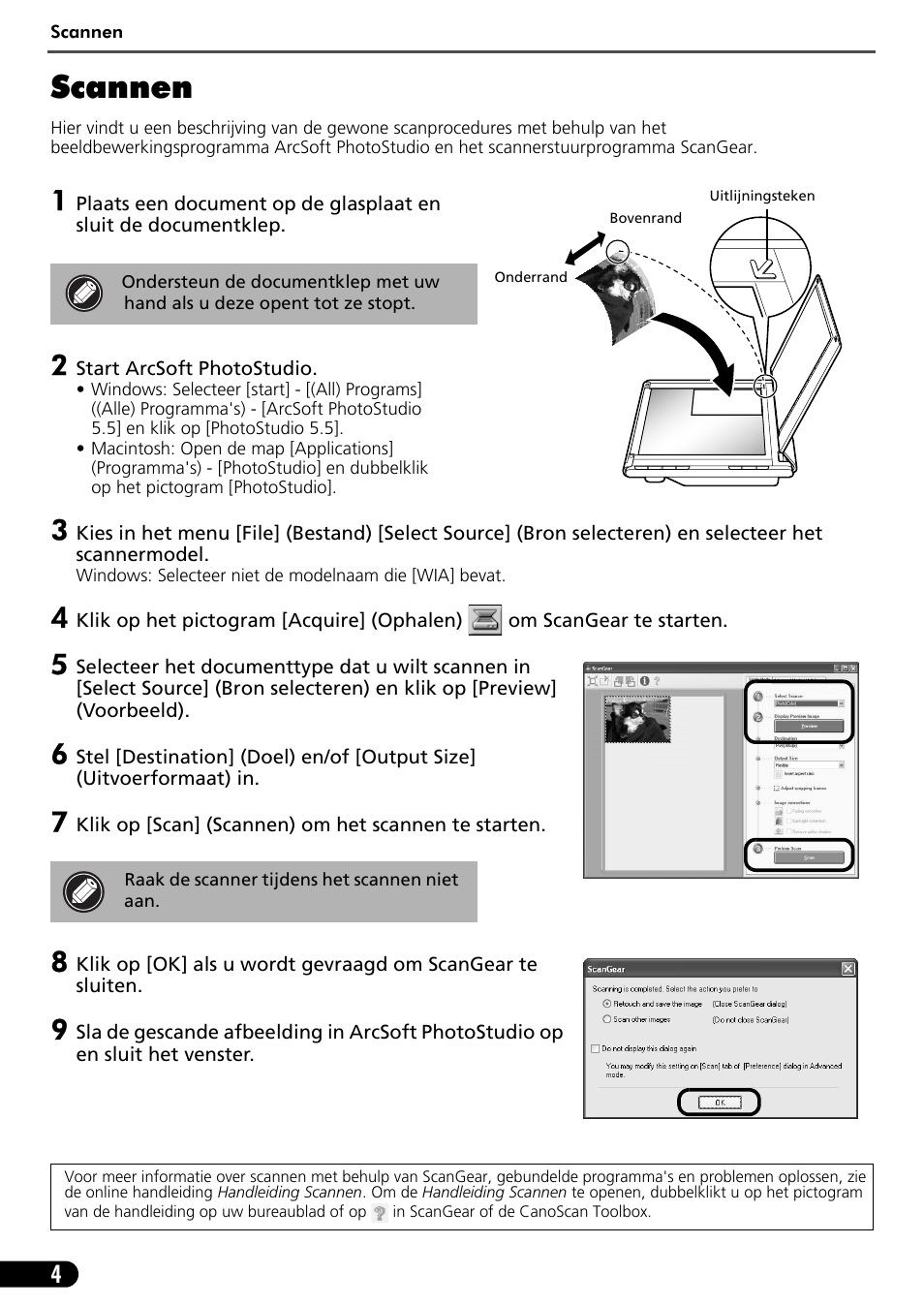 Scannen | Canon CANOSCAN LIDE 600F User Manual | Page 65 / 73