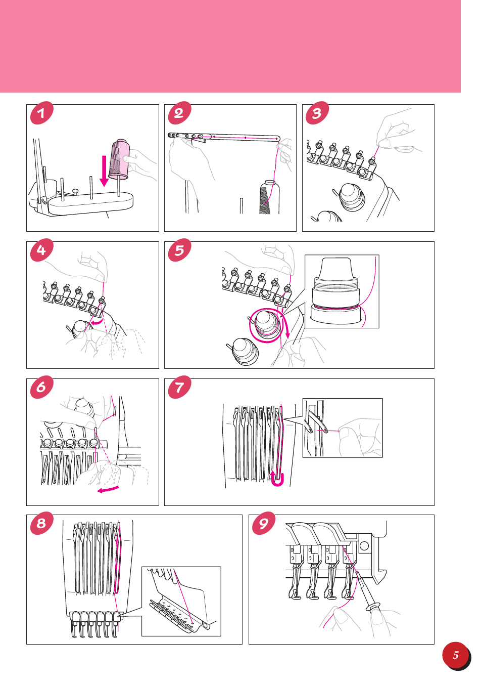 Baby Lock Endurance 2 (BND9-2) Quick Reference Guide User Manual | Page 7 / 44