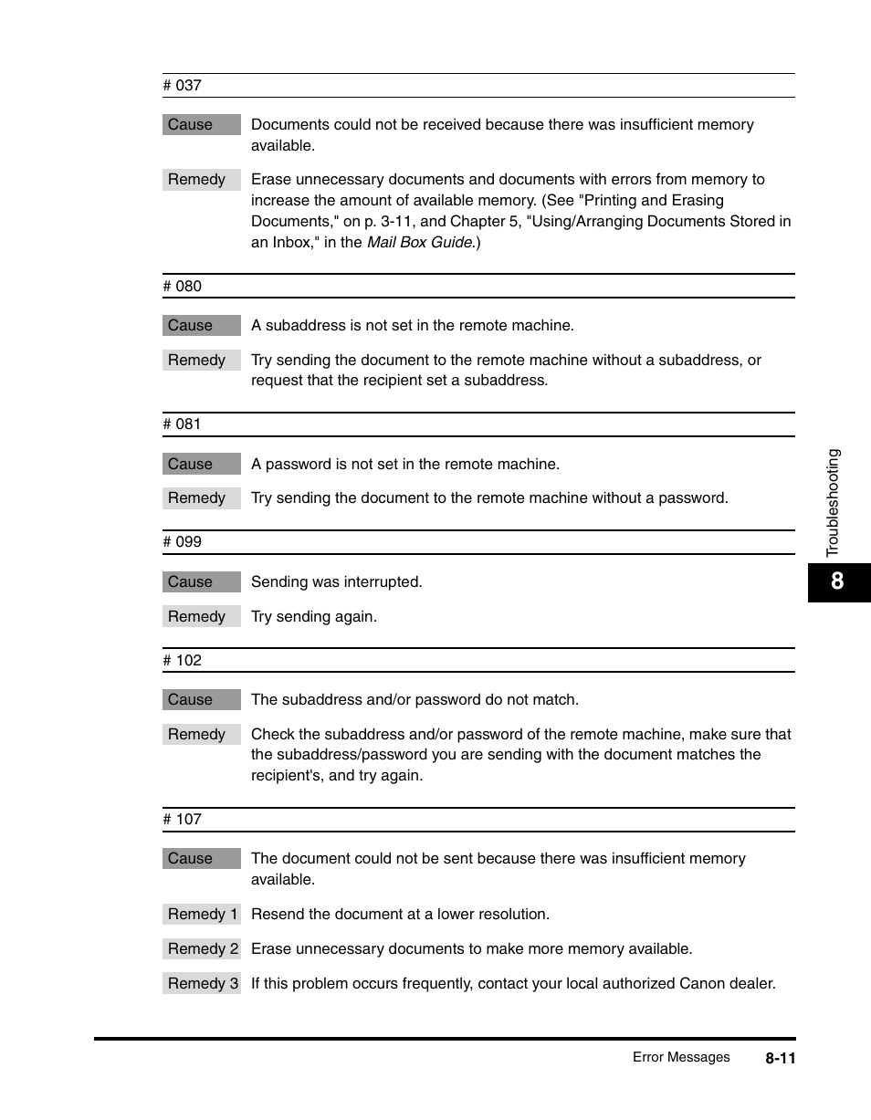 Canon IMAGERUNNER 2230 User Manual | Page 319 / 352