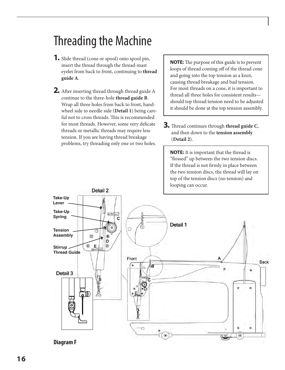 Threading the machine | Baby Lock Crown Jewel II (BLCJ18-2) Manual User Manual | Page 23 / 47