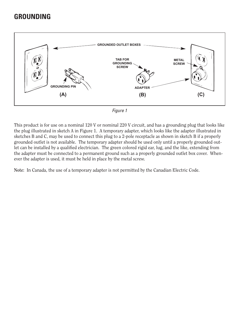 Grounding | Baby Lock Crown Jewel II (BLCJ18-2) Manual User Manual | Page 5 / 47