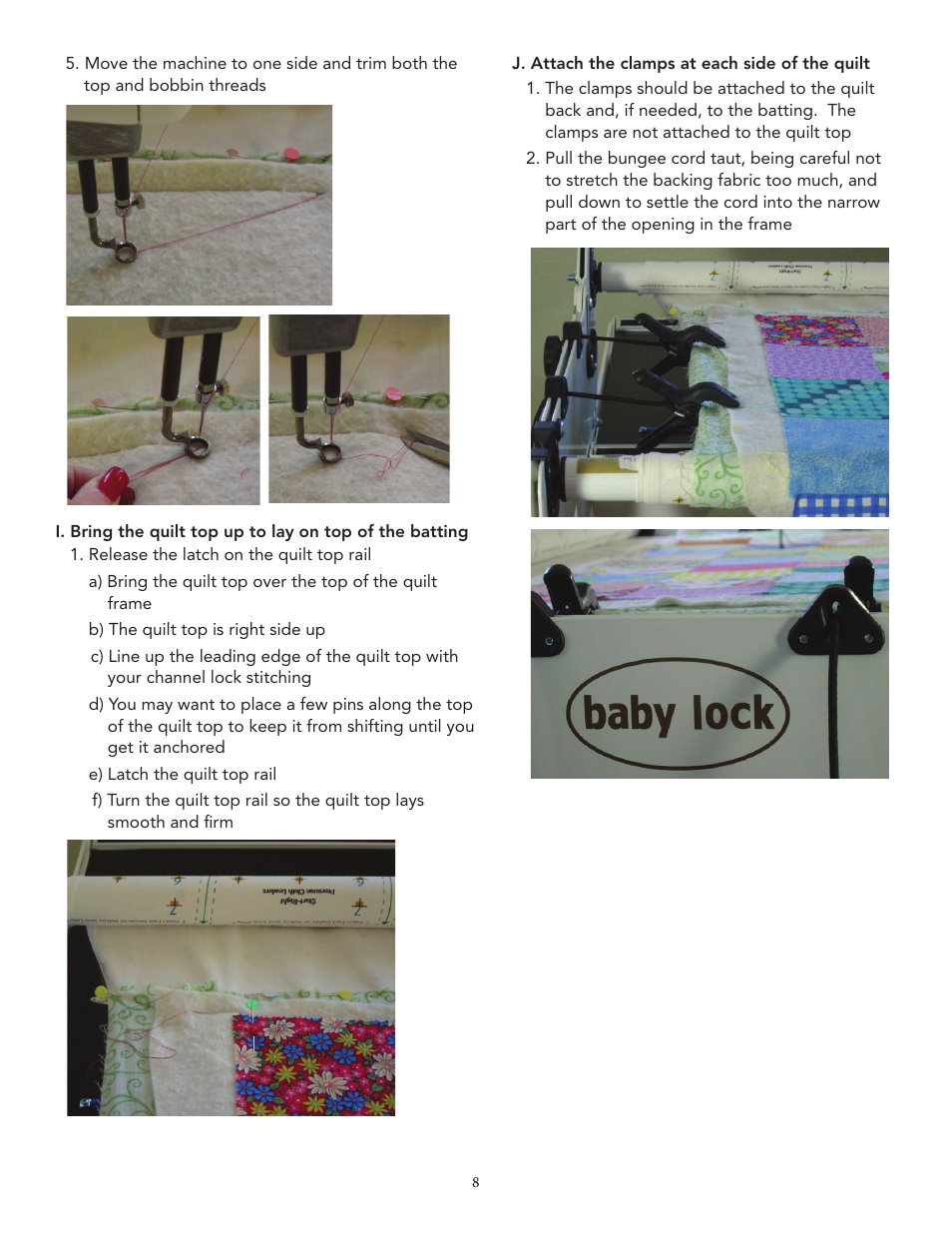 Baby Lock Crown Jewel (Previous Model) (BLCJ18) Instruction and Reference Guide Addendum User Manual | Page 9 / 9