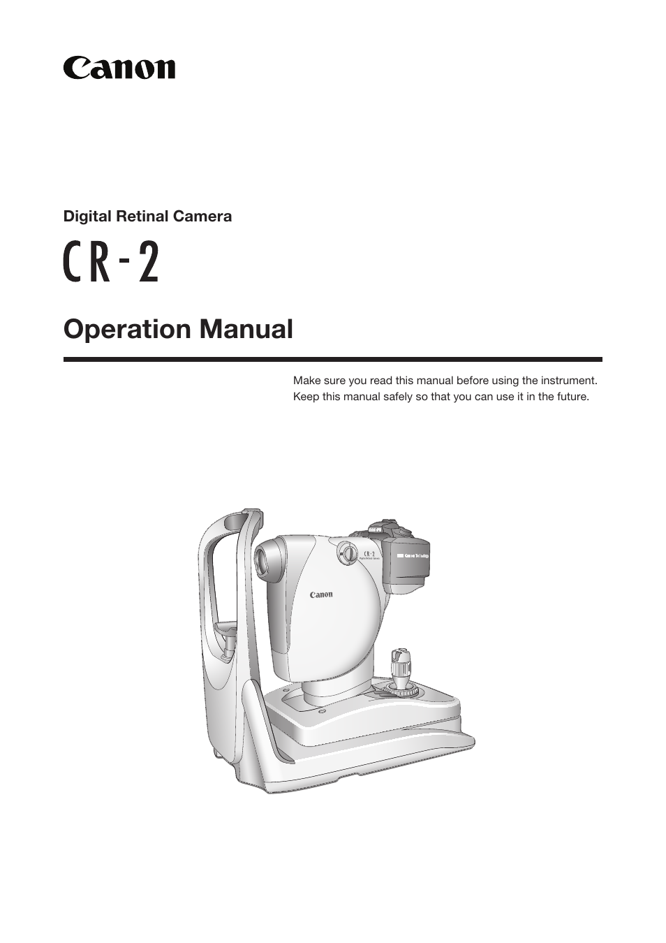 Canon CR-2 User Manual | 48 pages