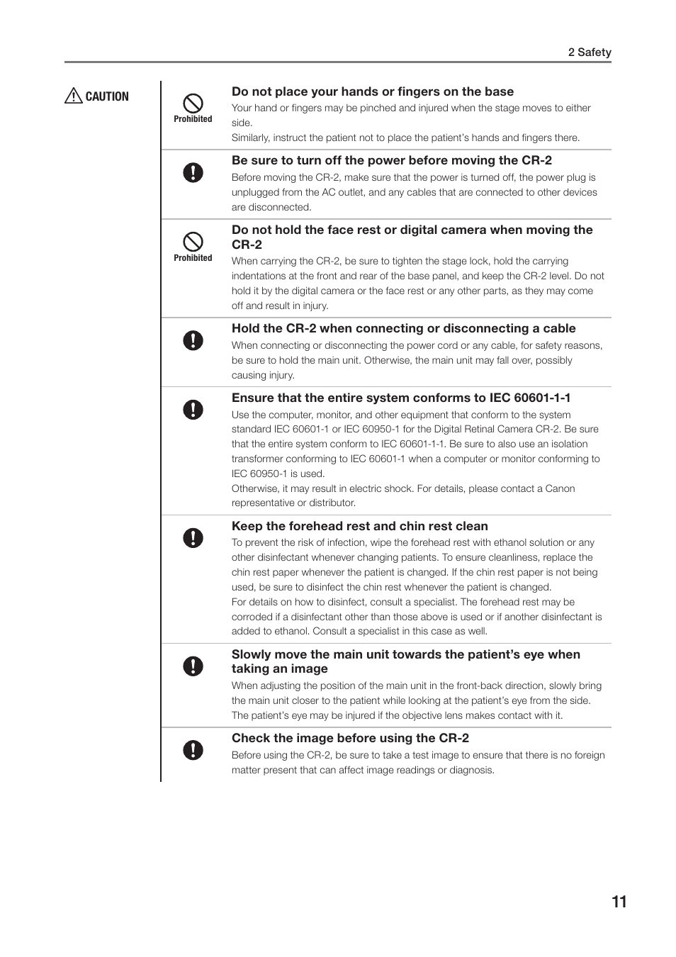 Canon CR-2 User Manual | Page 11 / 48