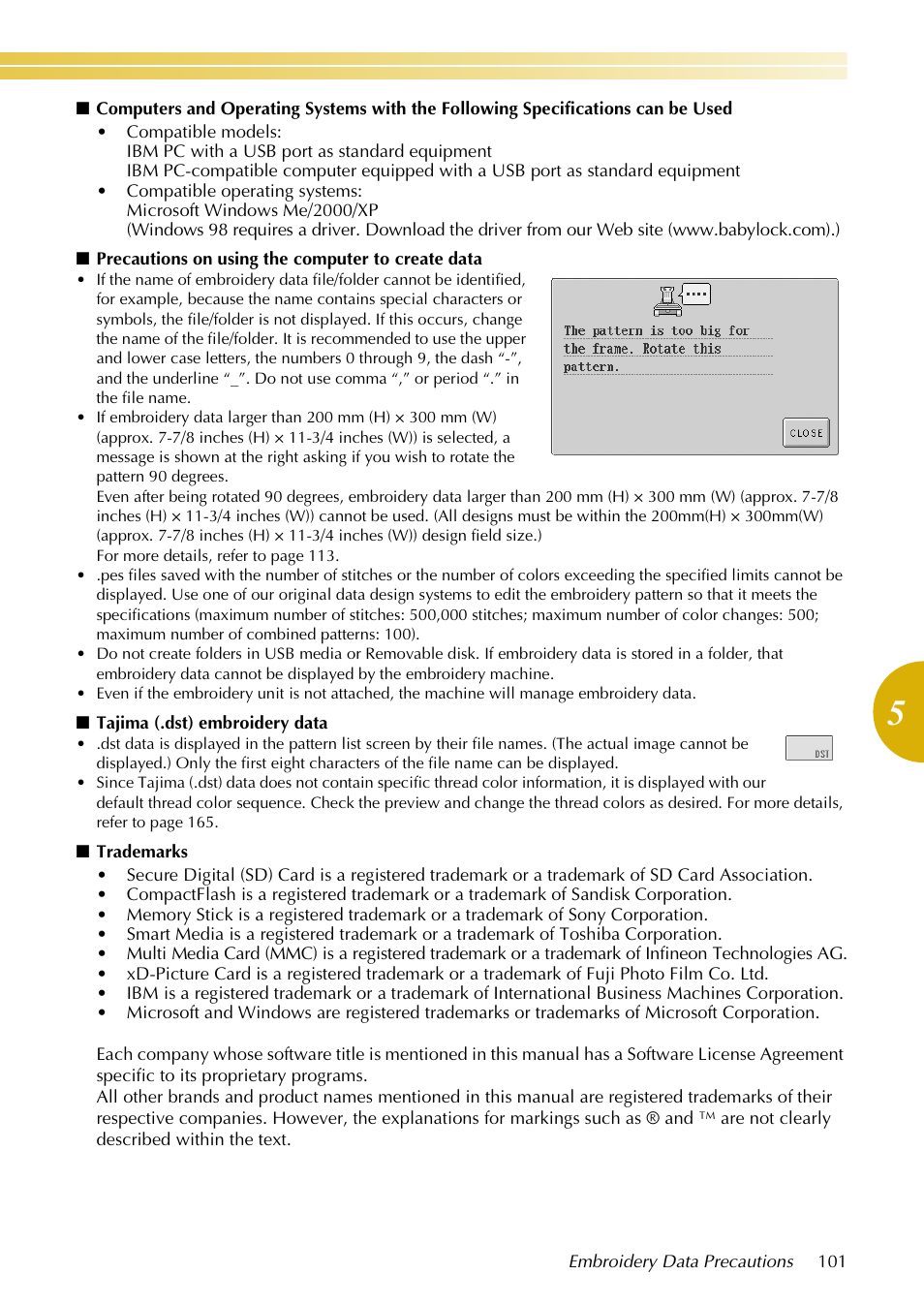 Baby Lock EmbroideryPro_BMP8_InstructionRef (BMP8) Instruction and Reference Guide User Manual | Page 118 / 238