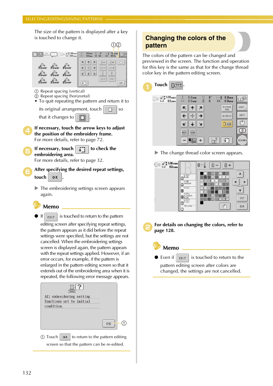 Changing the colors of the pattern | Baby Lock EmbroideryPro_BMP8_InstructionRef (BMP8) Instruction and Reference Guide User Manual | Page 149 / 238