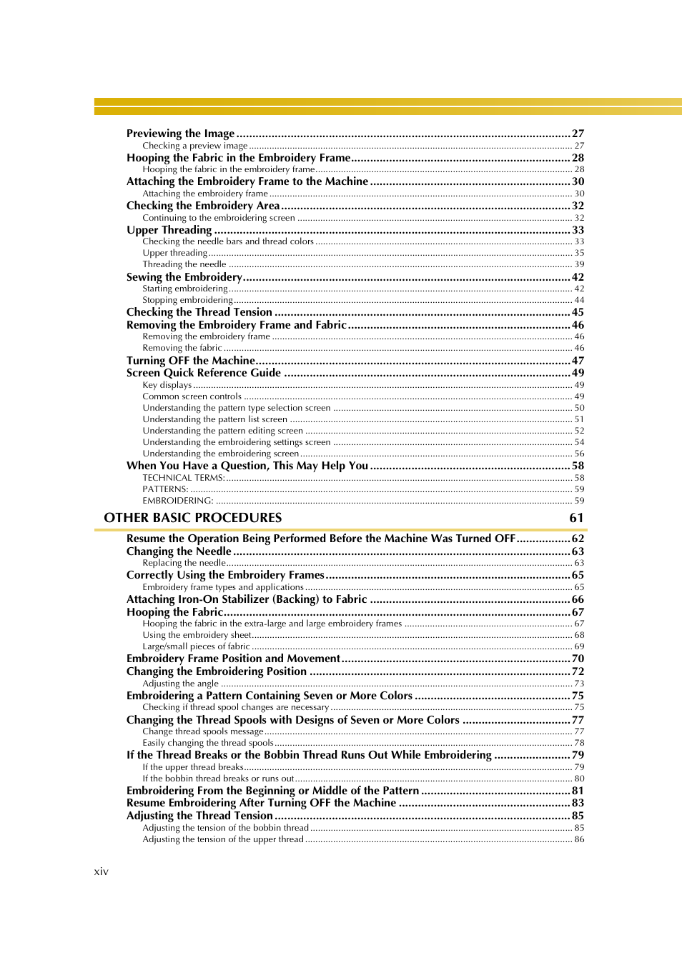 Other basic procedures 61 | Baby Lock EmbroideryPro_BMP8_InstructionRef (BMP8) Instruction and Reference Guide User Manual | Page 15 / 238