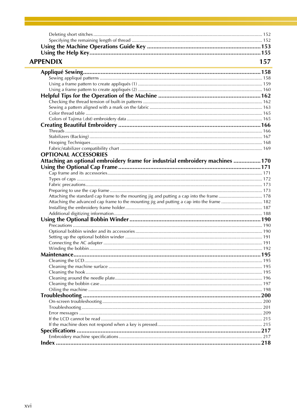 Appendix 157 | Baby Lock EmbroideryPro_BMP8_InstructionRef (BMP8) Instruction and Reference Guide User Manual | Page 17 / 238