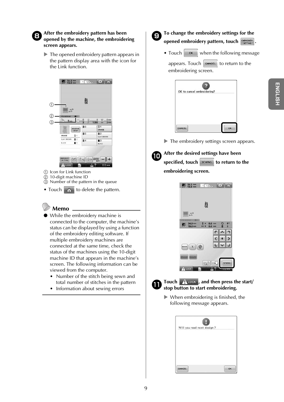 Baby Lock Endurance (Previous Model) (BND9) Instruction Book Addendum User Manual | Page 11 / 40