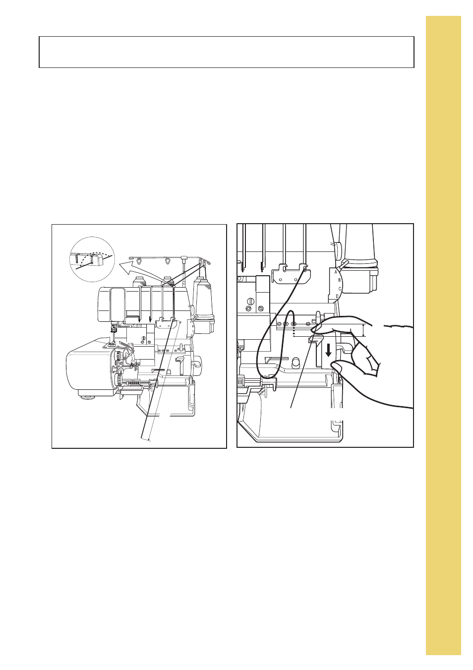Upper looper | Baby Lock Imagine Wave (Previous Model) (BLE3ATW) Instruction and Reference Guide User Manual | Page 13 / 56