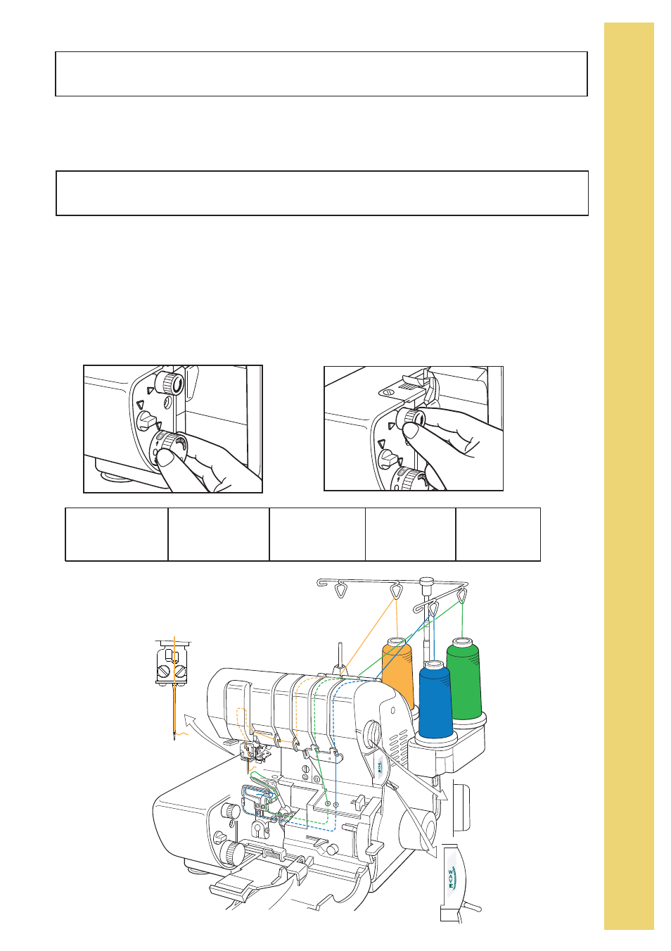 Rolled edging 3-thread rolled edge | Baby Lock Imagine Wave (Previous Model) (BLE3ATW) Instruction and Reference Guide User Manual | Page 25 / 56