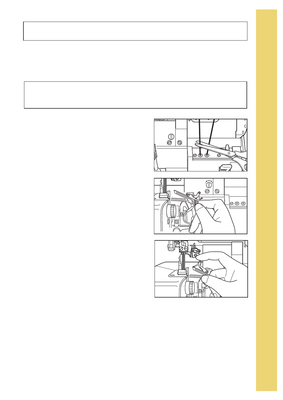 Thread overlock, Ab c | Baby Lock Imagine Wave (Previous Model) (BLE3ATW) Instruction and Reference Guide User Manual | Page 27 / 56