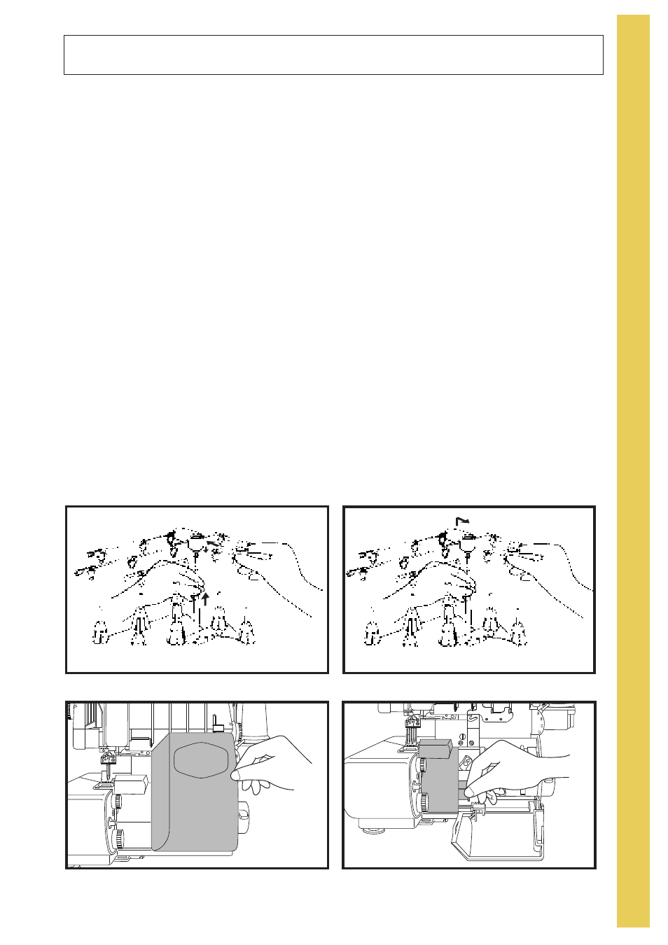 Setting up your evolve | Baby Lock Evolve (Previous Model) (BLE8W) Instruction and Reference Guide User Manual | Page 11 / 92
