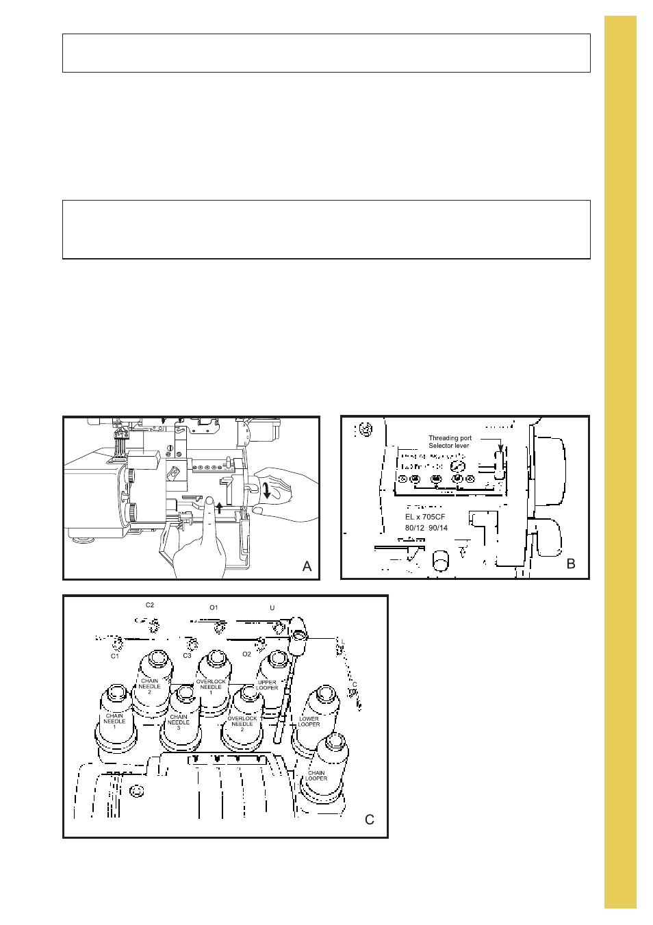 Threading your evolve | Baby Lock Evolve (Previous Model) (BLE8W) Instruction and Reference Guide User Manual | Page 21 / 92
