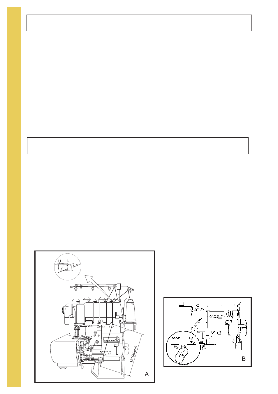 Lower looper, Upper looper | Baby Lock Evolve (Previous Model) (BLE8W) Instruction and Reference Guide User Manual | Page 22 / 92