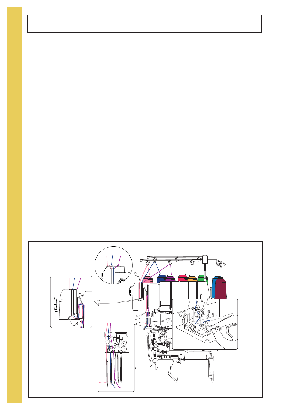 Chain / cover needles | Baby Lock Evolve (Previous Model) (BLE8W) Instruction and Reference Guide User Manual | Page 24 / 92