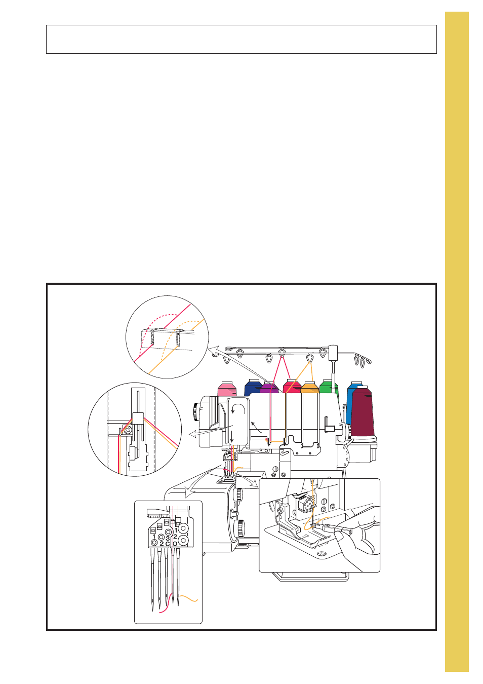 Overlock needles | Baby Lock Evolve (Previous Model) (BLE8W) Instruction and Reference Guide User Manual | Page 25 / 92