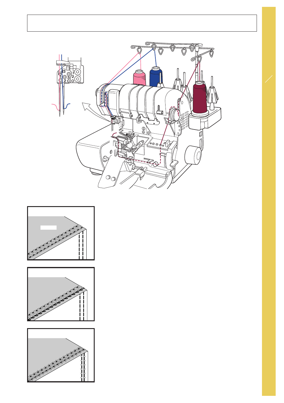 Cover stitch - left narrow continued | Baby Lock Evolve (Previous Model) (BLE8W) Instruction and Reference Guide User Manual | Page 51 / 92