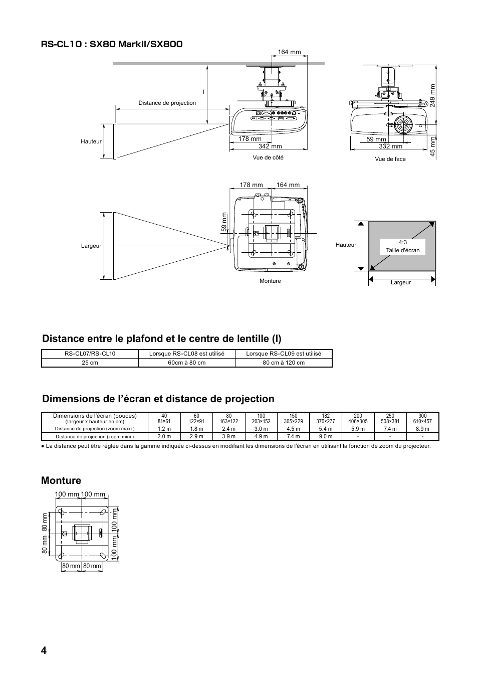 Monture | Canon RS-CL07 User Manual | Page 29 / 86